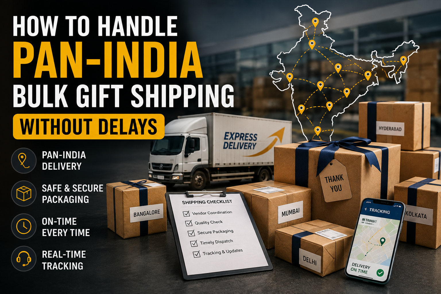 How to Handle Pan-India Bulk Gift Shipping Without Delays