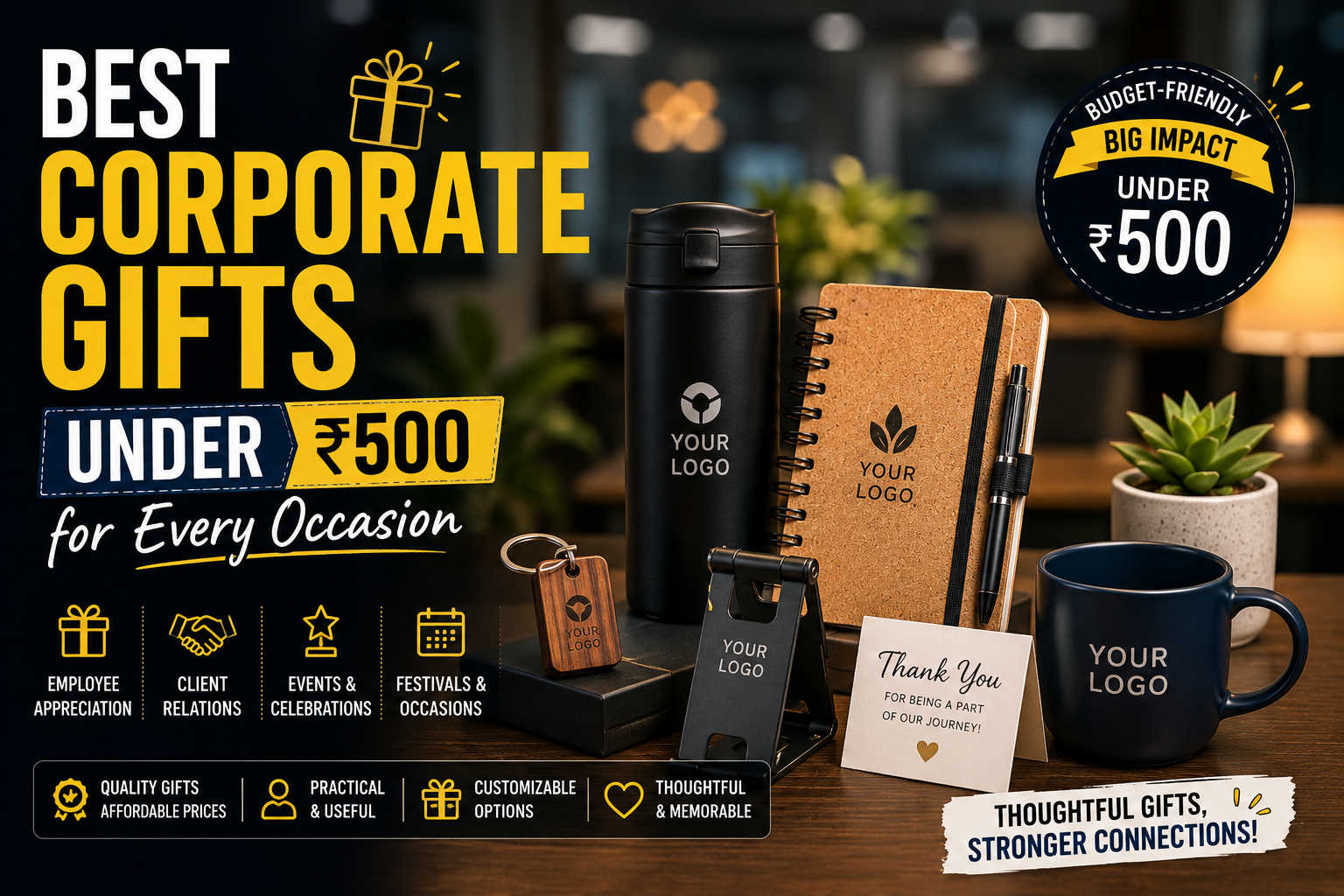 Best Corporate Gifts Under ₹500 for Every Occasion