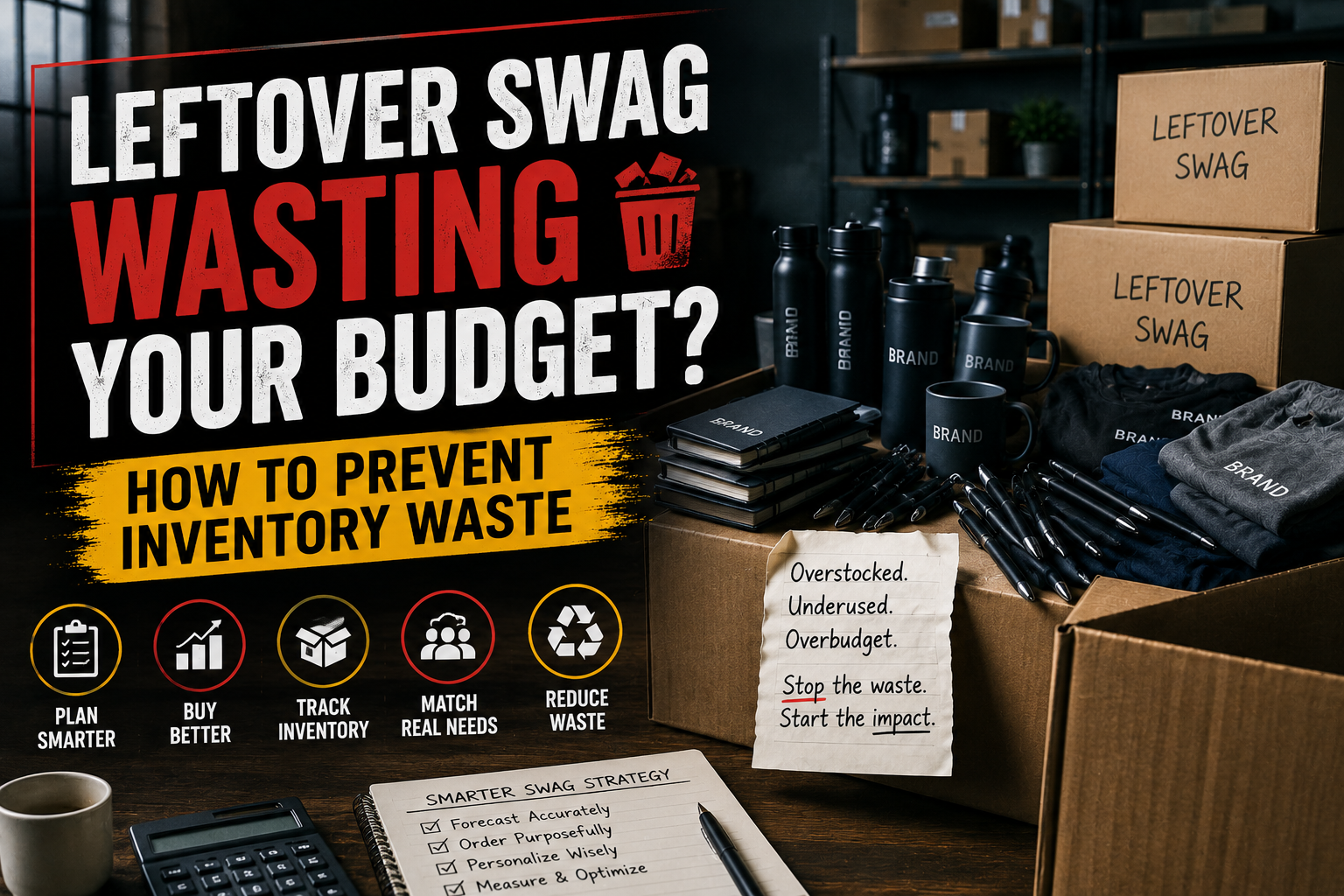 Leftover Swag Wasting Your Budget? How to Prevent Inventory Waste