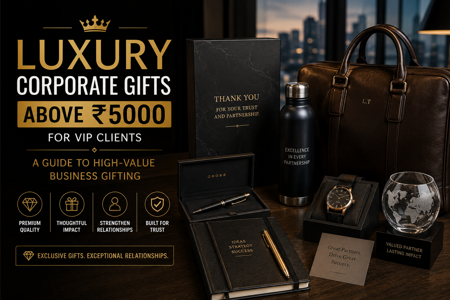 Luxury Corporate Gifts Above ₹5000 for VIP Clients: A Guide to High-Value Business Gifting