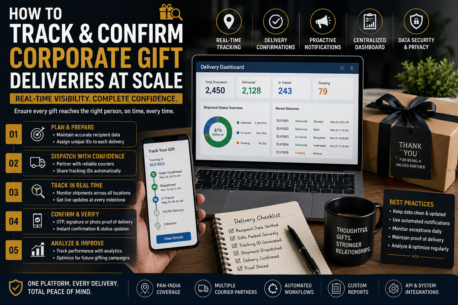 How to Track & Confirm Corporate Gift Deliveries at Scale