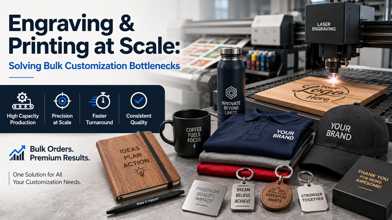 Engraving & Printing at Scale: Solving Bulk Customization Bottlenecks
