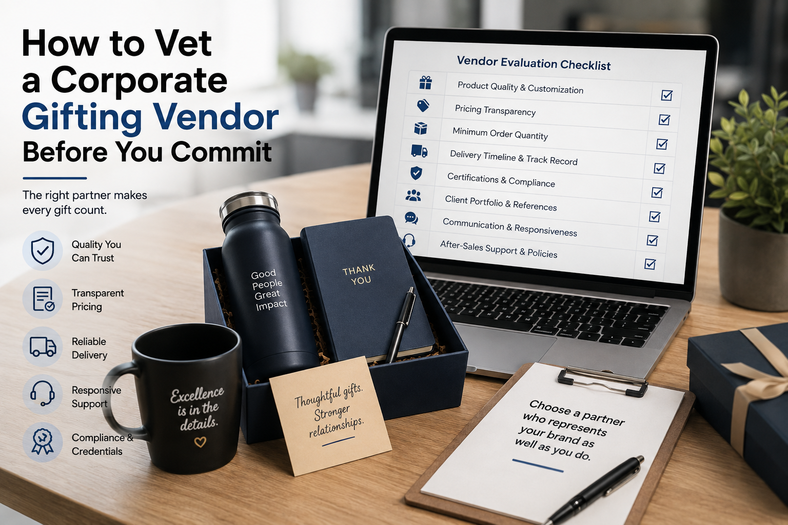 How to Vet a Corporate Gifting Vendor Before You Commit